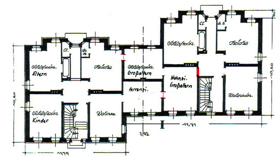 Heinz Vonjahr, Wohnung 1934 