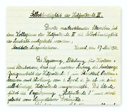 Beginn der Chronik 
