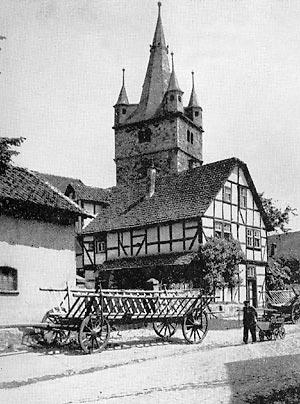 Kirchenturm Waldau 1938 