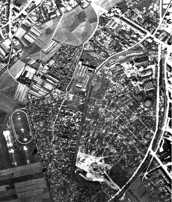 Kleingartenverein FACKELTEICH Luftbild 1929 