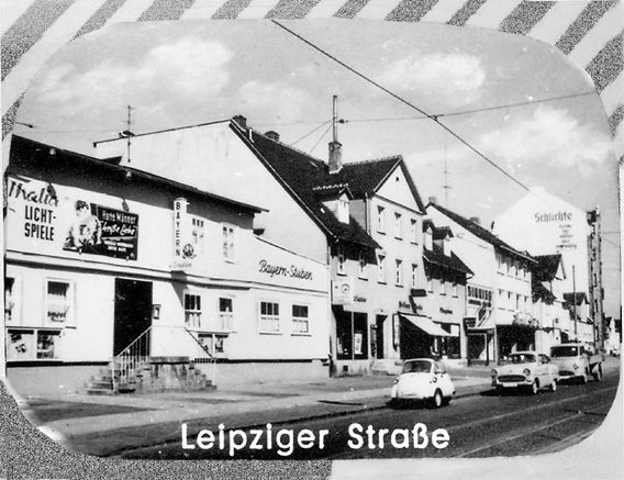 Leipziger Straße mit Bayern Stube 