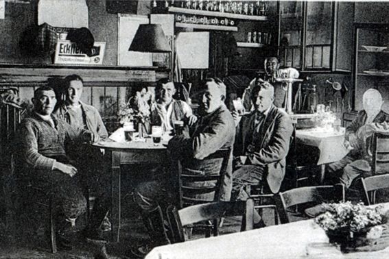 Gastraum in der Lindenberger Höhe, 1939 