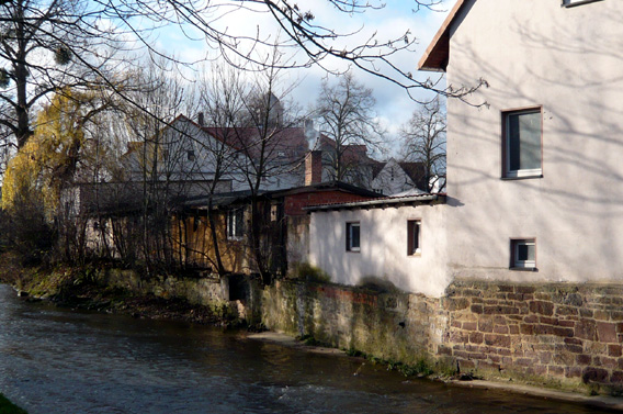 Blick über die Losse an der Buttlarstraße 