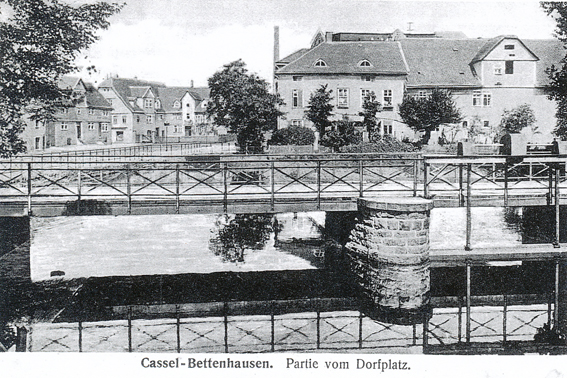 Lossebrücke Partie am Dorfplatz 