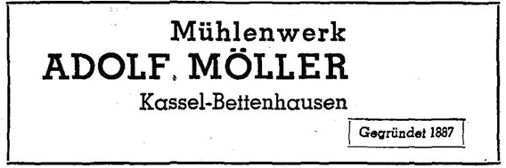Werbung mit Gründungsjahr 1887