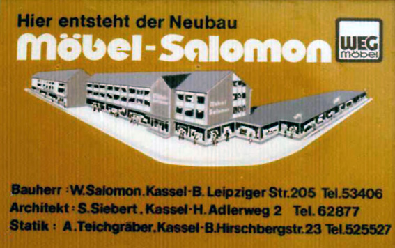 Anzeige Neubau Salomon 1993 