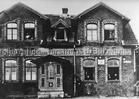 Das Restaurant Zum Forsthaus der Fam. Bürmann, AK 1910 
