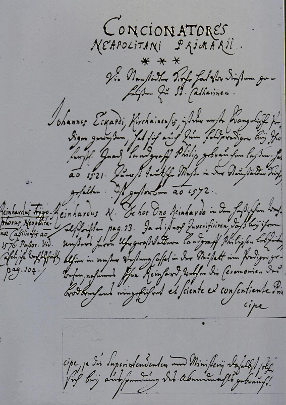 Lateinische Urkunde aus dem Staatsarchiv Marburg 
