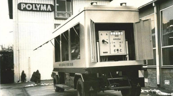 Ein Polyma-Aggregat aus den 1970er-Jahren 