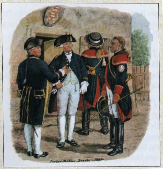Hessische Postuniform 1788 
