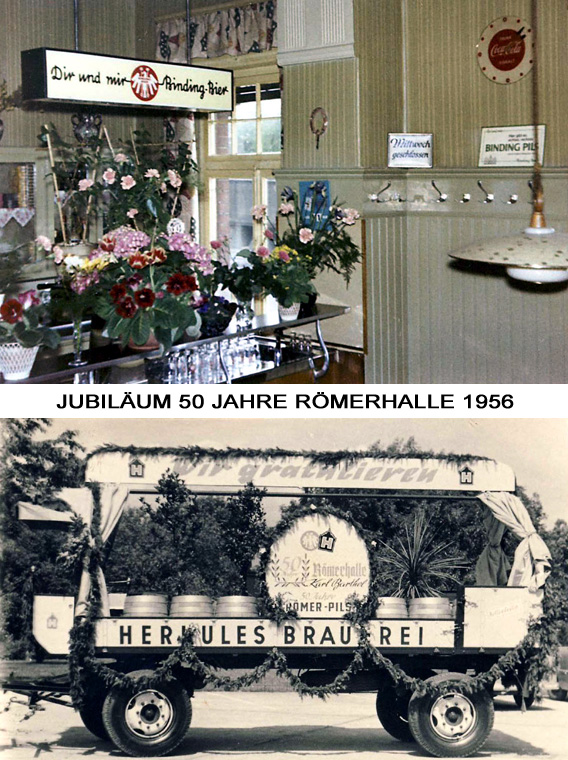 Jubilaeum der Roemerhalle in 1956