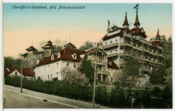Die Naturheilanstalt Bilz in Oberlößnitz 
