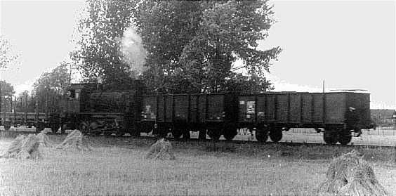 Rangierfahrt - an Garben vorbei 