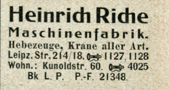 Eintrag im Kasseler Adressbuch von 1925 