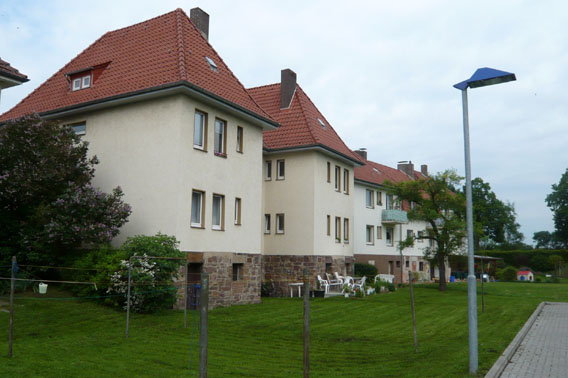 Rauschenberger Straße, Rückseite der Häuser, 2009 