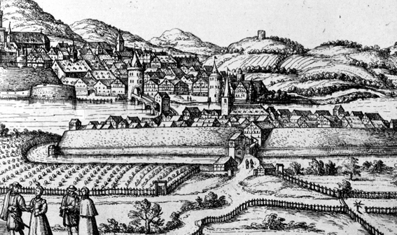 Stadtansicht von Cassel 1572 