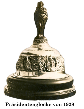 Eine viel beachtete Arbeit von Severin Stiehl war die 1928 gefertigte Tischglocke für das Verbandshaus der preußischen Landkreise in Berlin.