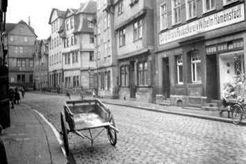 Stoßkarren Bettenhäuser Str. ca. 1935 