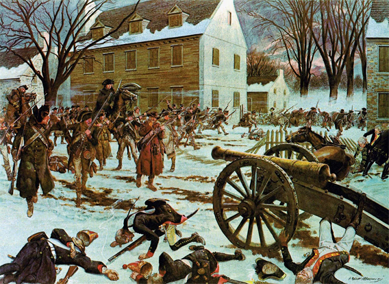 Schlacht bei Trenton Weihnachten 1776 