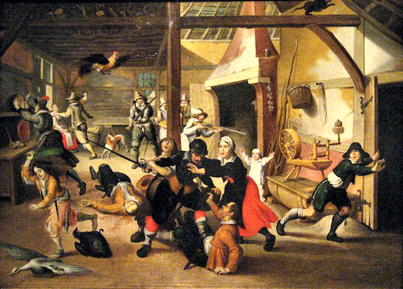Überfall im Dreißigjährigen Krieg 