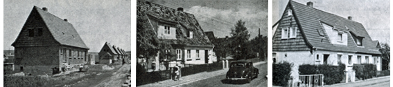Haus Umbachsweg 91/93 im Wandel der Zeit von 1938 über 1958 bis 1988 