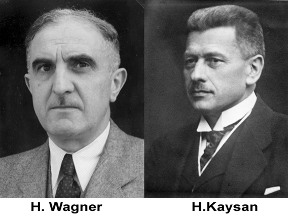 Portrait der Firmengruender H. Wagner und H. Kaysan 