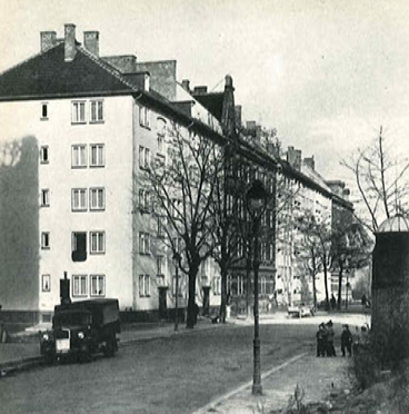 Blücherstraße nach Wiederaufbau ca.1956 