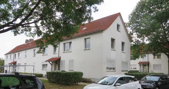 Ansicht Steinigkstraße 21 – 23, rechts dahinter das Haus 25 - 27 