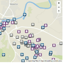 Screenshot Stadtplan